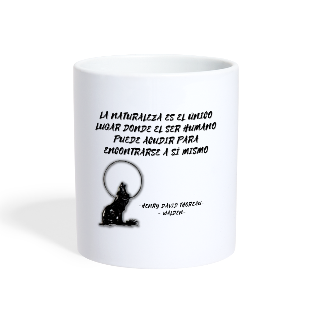 Taza Donde mora la bestia - white