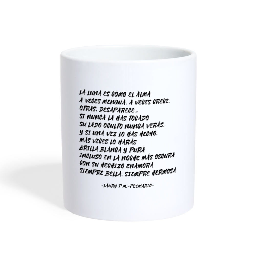 Taza Poemario - white